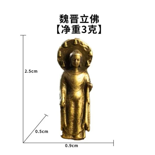 Micro Landscape Bronze Chinese Buddha Ancient Tea Ceremony Zen Moss Rockery Bonsai Sand Table Decorationfairy Garden Miniatures