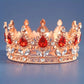 Crown topper Headpiece Suitable  Wedding Decorations Holiday Costume Headpiece Rhinestone Prom Crown Headb