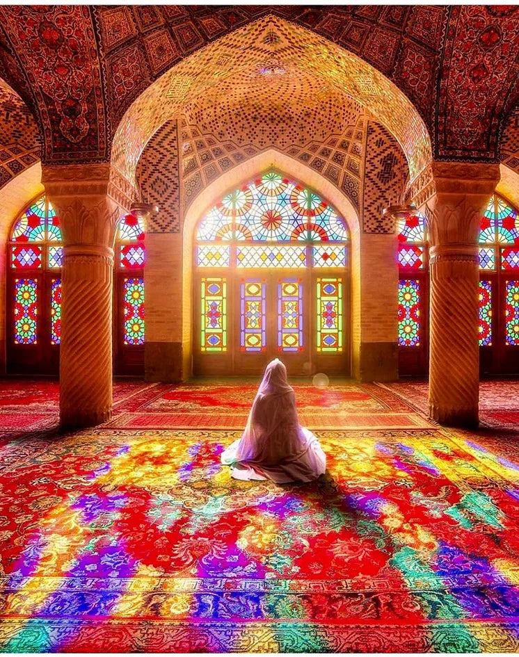 Islamic he Mosque Wall Art Canvas Prints Arbic Kaaba Al Masjid An Nabwi Islamic Canvas Poster Living Room Decor Paintings