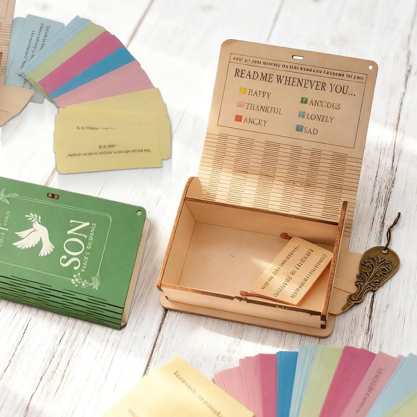 Bible Verse Box with 150 Cards Christian Scripture Cards Inspirational Gift for Christmas Graduation Wedding, Daily Prayer