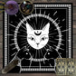 1pc Tarot card tablecloth, twelve constellations divination, starry sky altar cloth, Tarot card game decoration tablecloth
