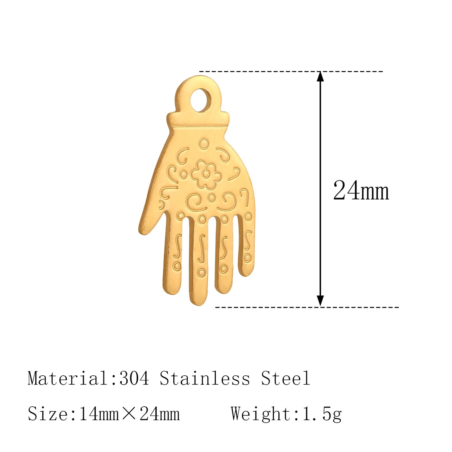 3Pcs Stainless Steel Cowboy Hat/Boot/Horseshoes Charms Astrology Celestial Sun Star Pendant DIY Necklace Bracelet Jewelry Making
