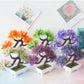 Artificial Plants Decoration Potted Bonsai Small Tree Pot Fake Plant Potted zen garden Ornaments Table Home Room Decoration