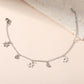 Skyrim Jewish Star of David Charm Bracelet Women Stainless Steel Adjustable Hexagram Clear Zircon Bracelets Jewelry Wholesale