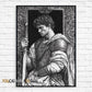 King Arthur and Excalibur Sword in The Stone Sikh Kirpan Sword Excalibur Hilt Poster Canvas Painting Wall Pictures Home Decor