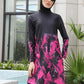 3/4PCS Muslim Burkini Women femmes Swimming Suit Modest Swimwear Islamic Long Sleeve Full Cover Hijab , Quick Drying, UPF50+