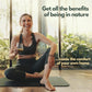 High Quality Comfortable and Solid Yoga Pilates Meditation Grounding Mat Nature Rubber for Home Use