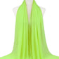 New Fashion Women Solid Chiffon Headscarf Ready To Wear Instant Hijab Scarf Muslim Shawl Islamic Hijabs Arab Wrap Head Scarves