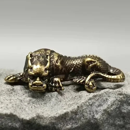 Micro Landscape Bronze Chinese Buddha Ancient Tea Ceremony Zen Moss Rockery Bonsai Sand Table Decorationfairy Garden Miniatures