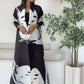 Muslim Pleated Abaya Stretch Open Dress Dress Women Eid Maxi Caftan Cardigan Robe Print Dubai Kaftan Islam Vestidos Jalabiya