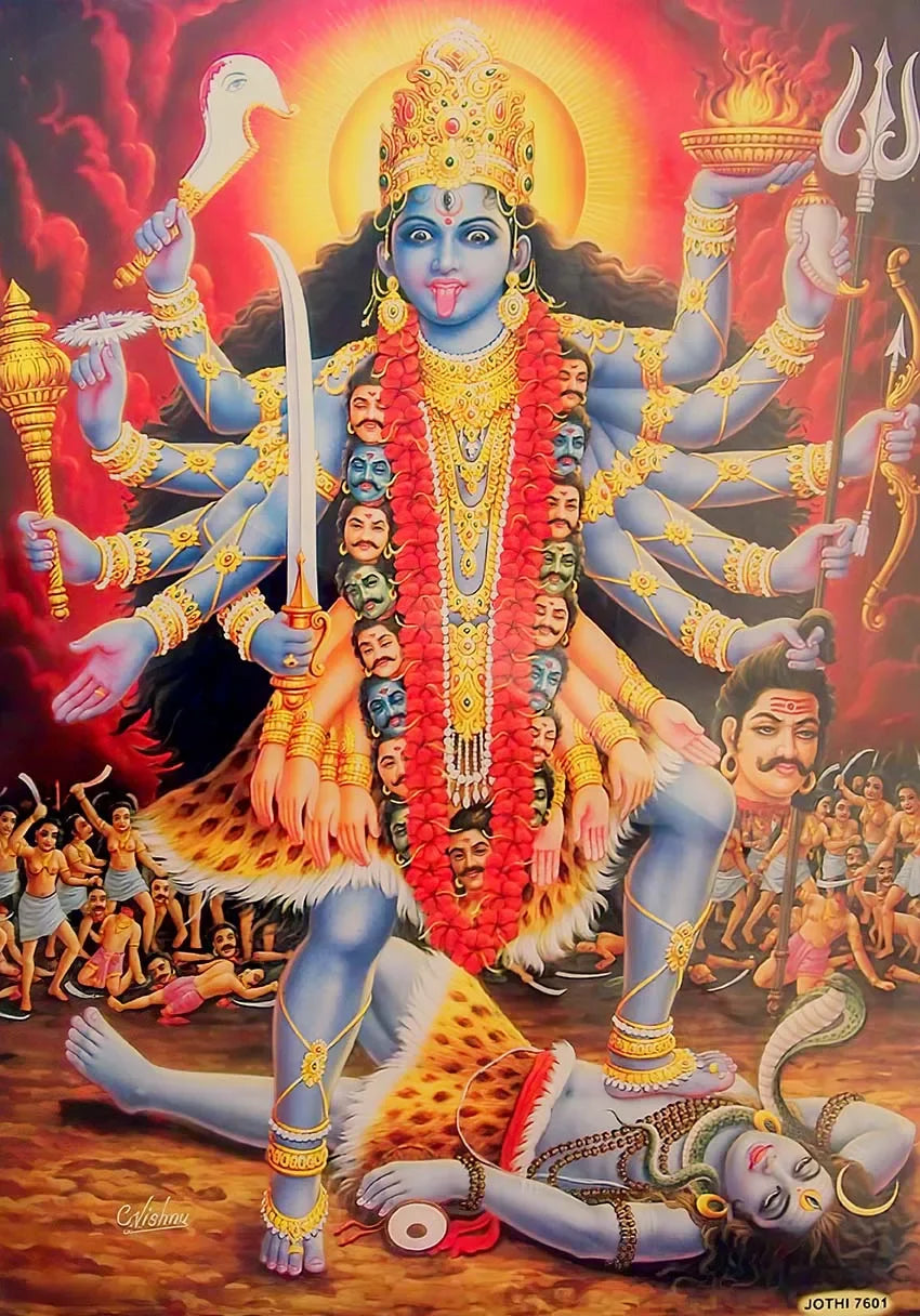Religion Elephant God India Hinduism Ganesha Painting Canvas Durga Golden Zari Art Poster Prints Living Room Home Decor Pictures