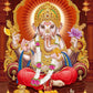 Religion Elephant God India Hinduism Ganesha Painting Canvas Durga Golden Zari Art Poster Prints Living Room Home Decor Pictures