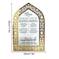 Elegant Islamic Decors Key Rack Stylish Key Organizers Hook with Islamic Motifs for Functional Home Decoration
