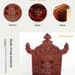 CZ Wood Shrine Carved Eight Auspicious Offerings Altar Buddha Altar Detachable Retro Ornament Buddha Statue Buddha Hall