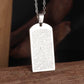 Ayatul Kursi Sutra Stainless Steel Necklace Islamic Muslim Calligraphy Arabian God Messenger Jewelry Ramadhan Festival Gift
