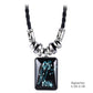 2024 Personalized Pendant Necklace Galaxy Constellation Design 12 Zodiac Sign Horoscope Astrology Necklace For Women Men Resin J
