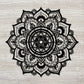 Bohemian Mandala Metal Wall Art - Lotus Flower Design, Zen Home Decor, Easy to Hang for Living Room, Yoga Studio, Meditation Roo