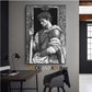 King Arthur and Excalibur Sword in The Stone Sikh Kirpan Sword Excalibur Hilt Poster Canvas Painting Wall Pictures Home Decor