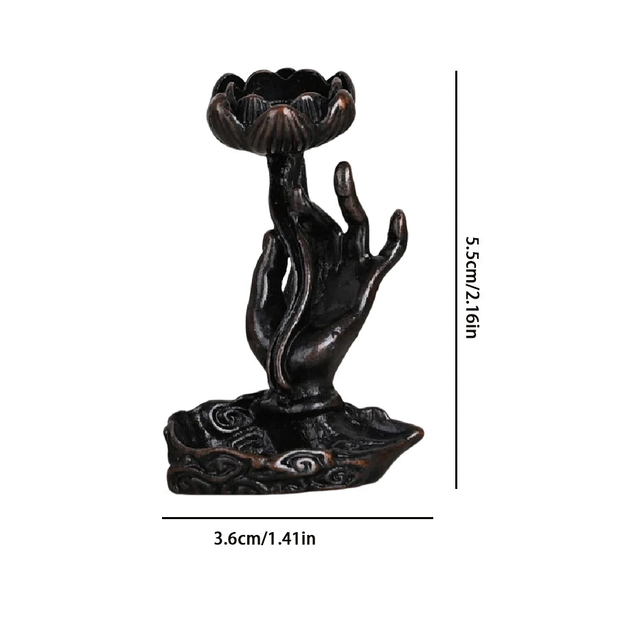 Bodhidharma Reverse Flow Incense Tea Ceremony Ornament Zen Enlightenment Ancestor Incense Burner Incense Smoker Home Decoration
