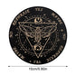 Wooden Pendulum Board moon Star Divination Energy Carven Plate Healing Meditation Board Ornaments Metaphysical Altar Ouija Board