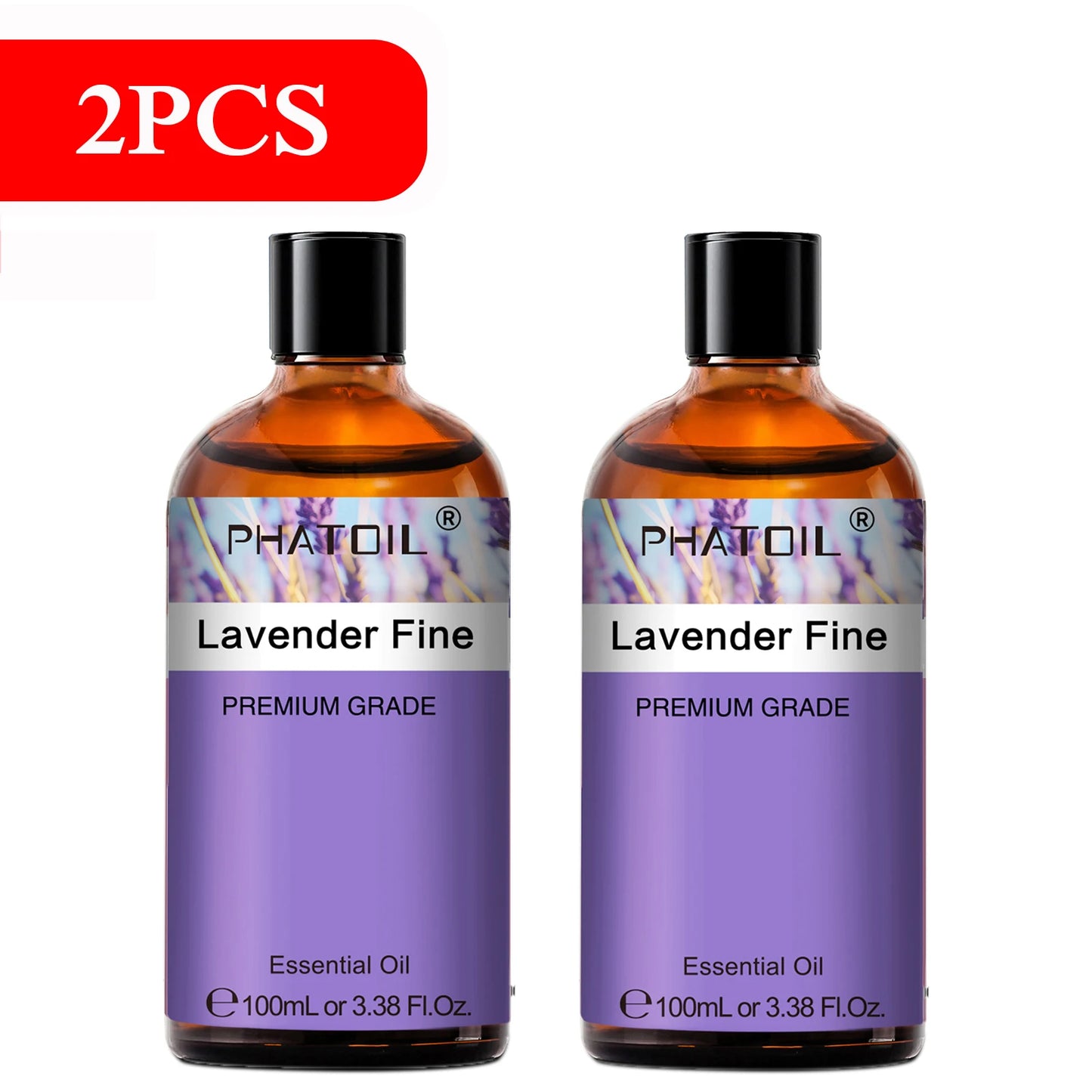 PHATOIL 100ml Natural Essential Oil For Skin Aromatherapy Lemongrass Eucalyptus Lavender  Peppermint Fragrance Essential Oils
