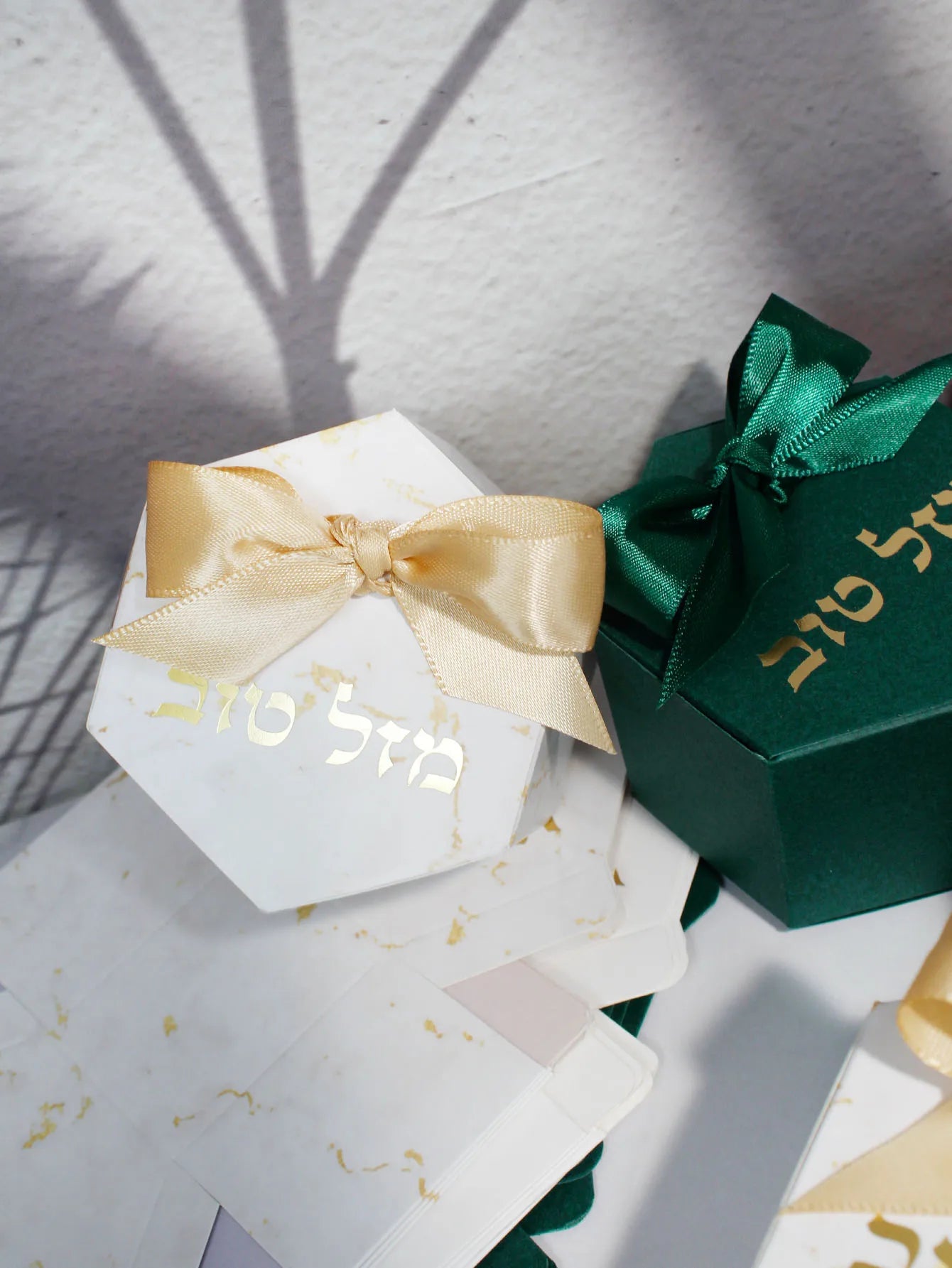 10/20/50pcs Thank you, candy box, Hebrew congratulations, containing chocolate, cookies, exquisite candy box
