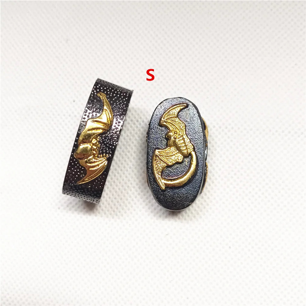 New Sword Handle Tsuka Alloy Fuchi Kashira For Japanese Samurai Katana Wakizashi Sword Fittings