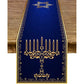 Hanukkah Menorah Table Runners Star of David  Jewish Holiday Fireplace Kitchen Dining Room Home Decor