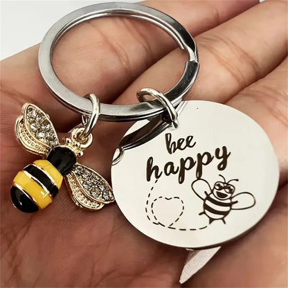 Inspirational Keychain Gift for Son Daughter Sister Brother BFF Stainless Steel Charms Jewelry Birthday Christmas for Men Women
