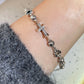 925 Sterling Silver Bracelets for Women Men String Accessories Trend Cross Zircon Pendant Party Jewelry Gift