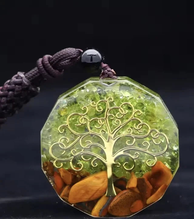 Natural Healing Crystal Raw Stone Net Pocket Pendant Necklace Energy Reiki Pendant Stainless Steel Chain Healing Stone Jewelry