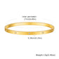 Vnox Waterproof Luxury Bangles Round Zircon For Women,Stainless Steel Classic Wrist Bracelets,Hand Jewelry Mother's Day Card