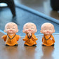 Mini Buddhas Statue Little Buddhists Monks Buddhism Figurine Zen Ornament Home Aquarium Tank Garden Yard Decoration