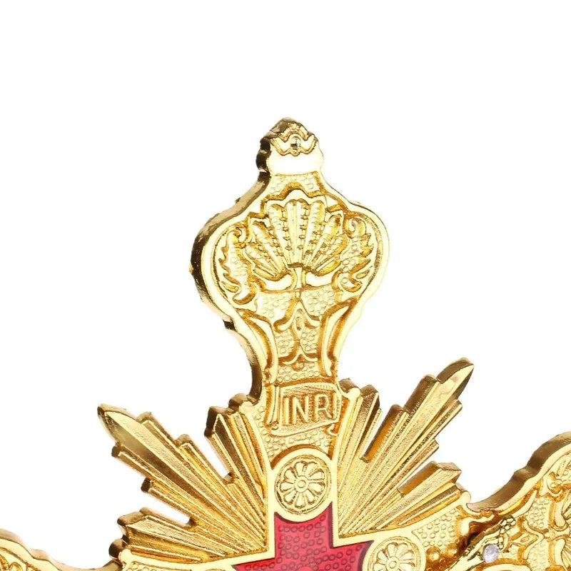 Church Relics Figurines Crucifix Jesus Christ On The Stand Cross Home Chapel Decoration Wall Crosses