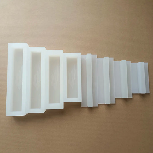 Concrete & Jesmonite Classic Rectangle Silicone Molds for Mezuzah cases | Shin Flames | Silicone Molds for Mezuzah Cases