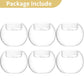 6/12Pcs Transparent Glass Candle Holder with LED Candles for Dining Home Table Centerpieces Valentine's Day Halloween