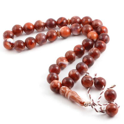 Muslim 14mm Round 33 Rosary Yoga Men's Cuffs Charm Bracelet Middle East Prayer Ramadan Meditation Bracelet for Women Jewelry