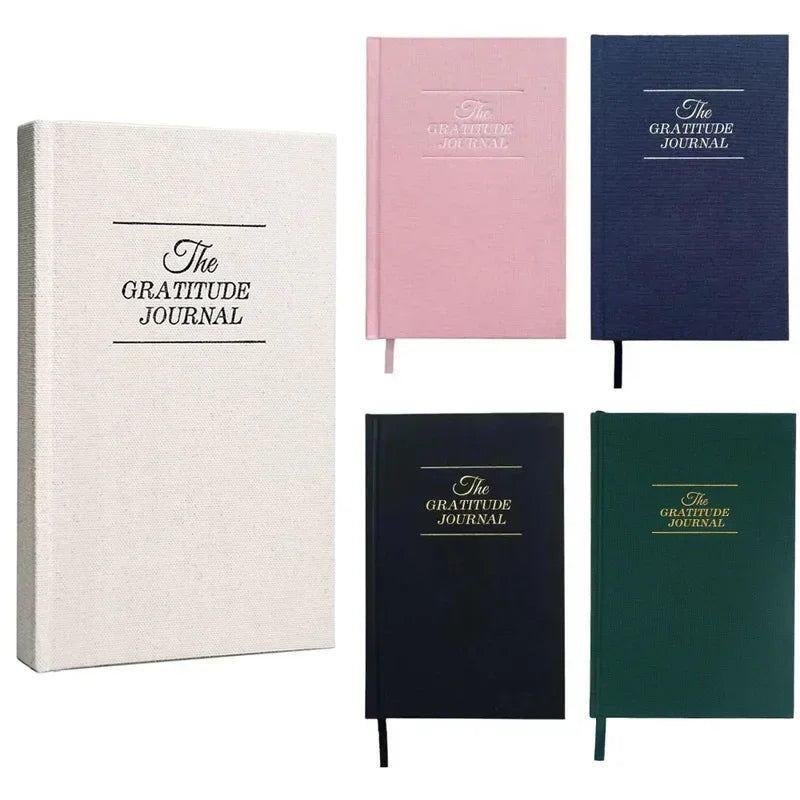 Hardcover & Mindfulness Size Five Minute Gratitude Manifestation Journal Daily Diary for Reflection Notebook The