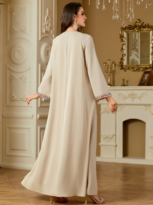 Eid Dress for Women Abaya Embroidery Party Long Dresses Muslim Caftan Robe Jalabiya Ramadan Dubai Kaftan 2025 Vestidos Largos