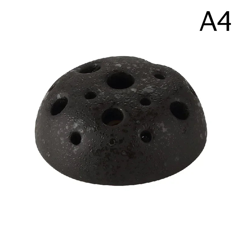 Creative Lotus Seedpod Ceramic Vase Zen Tea Table Desktop Japanese Ikebana Flower Arrangement Utensils Ceramic Stone Sand Decor