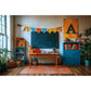 Back To School Season Backdrop Bookcase Blackboard Book Pencil Table Children Graduation Holiday Party Photography Background