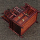 Fine Rosewood Hand Carved Miniature Display Table Buddha Altar Butsudan Shrine Praying