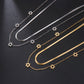 Lucktune Magen David Star Snake Chain Necklace for Women Stainless Steel Hexagram Pendant Necklace Choker Jewish Vintage Jewelry