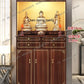 X A  Chinese Style with Door Altar Buddha Shrine Household Altar Cabinet God of Wealth Clothes Closet Shrine