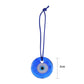 Blue Evil Eye Owl Lucky Charm Car Key Chain Protection Tassel Hanger Crystals Car Key Chain Fashion Jewelry Gift Car Accessories
