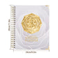 188pages Wedding Plan Book Hardcover Wedding Planner Notebook Bridal Organizer Coil Flip Book Calendar Diary Love Witness Gift