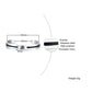 Vnox AUM OM Bangle Bracelet Men Women Stainless Steel Yoga Meditation Jewelry