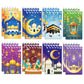 8pcs Eid Mubarak Mini Spiral Pocket Notebooks Memo Pad Coil Booklet Notepad For Office Stationery School Party Supplies