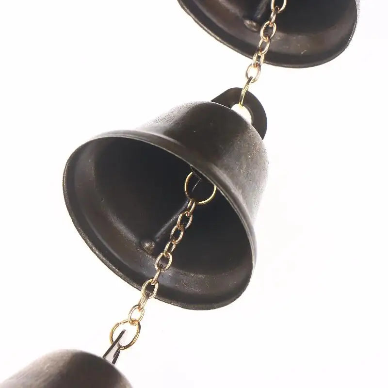 35/48cm 6/9 Bells Pendant Handmade Metal Wind Chime Outdoor Wind Chime With Decorative Chain Household Garden Decoration