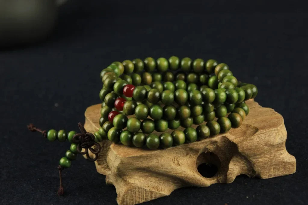 108 Beads 8mm Sandalwood Buddhist Jewelry Buddha Wood Prayer Bead Mala Unisex Men Bracelets & Bangles Jewelry